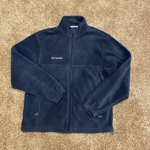 Columbia Navy Full-Zip Fleece Jacket
